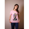Różowy T-shirt
