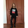 Czarna bluza oversize